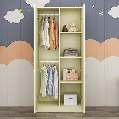 2 puertas de armario moderno y contemporáneo de 4 estanterías de 4 estantes