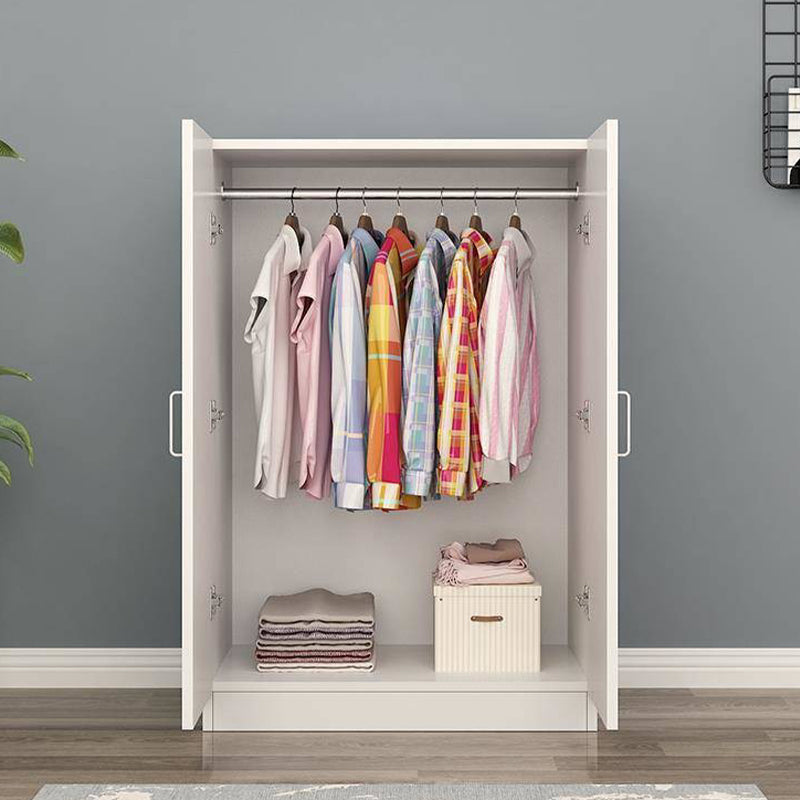 2 puertas de armario moderno y contemporáneo de 4 estanterías de 4 estantes