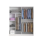 Modern Freestanding Wardrobe Armoire, 2-door Manufatured Armoire with Shelves in White Clearhalo 'Armoires & Wardrobes' 'armoires_wardrobes' 'Bedroom Furniture' 'furn' 'furn_armoires_wardrobes' 'Furniture' 6191361