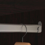 Mobile moderno armadio in legno armadio a 2 porte armadio con ripiani e binario