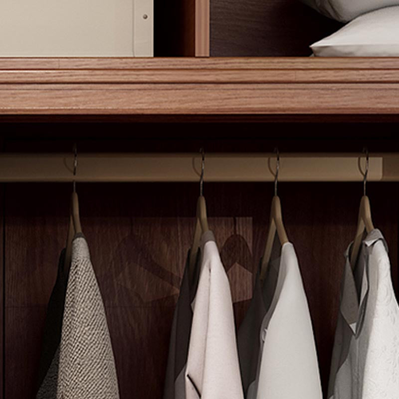 Armoire de rangement armoire de chambre à coucher en bois artificiel moderne - armoire avec étagères