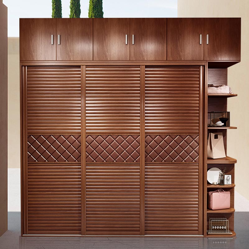 Armoire de rangement armoire de chambre à coucher en bois artificiel moderne - armoire avec étagères