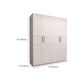 White Wood Wardrobe Cabinet With Drawers and Clothes Hanging Rod Storage Armoire Clearhalo 'Armoires & Wardrobes' 'armoires_wardrobes' 'Bedroom Furniture' 'furn' 'furn_armoires_wardrobes' 'Furniture' 6191596