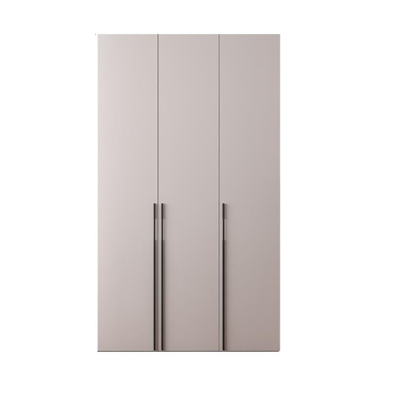 White Modern Armoire Engineered Wood Grand Wardrobe with Drawers and Hanging Rod Clearhalo 'Armoires & Wardrobes' 'armoires_wardrobes' 'Bedroom Furniture' 'furn' 'furn_armoires_wardrobes' 'Furniture' 6191629