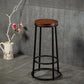 Contemporary Wood Counter Stools Metal Bar Stools for Home Use 1 Piece Bar Stool(30"H) Clearhalo 'Bar Furniture' 'Bar Stools' 'bar_stools' 'furn' 'furn_bar_stools' 'Furniture' 'Kitchen & Dining Furniture' 6196319