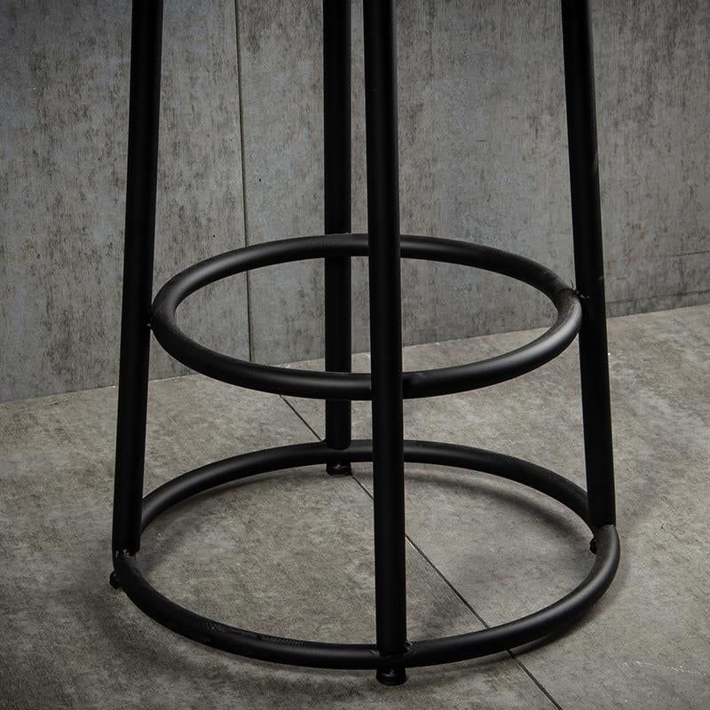 Contemporary Wood Counter Stools Metal Bar Stools for Home Use Clearhalo 'Bar Furniture' 'Bar Stools' 'bar_stools' 'furn' 'furn_bar_stools' 'Furniture' 'Kitchen & Dining Furniture' 6196326