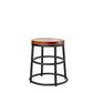 Contemporary Wood Counter Stools Metal Bar Stools for Home Use Clearhalo 'Bar Furniture' 'Bar Stools' 'bar_stools' 'furn' 'furn_bar_stools' 'Furniture' 'Kitchen & Dining Furniture' 6196331