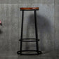 Contemporary Wood Counter Stools Metal Bar Stools for Home Use Clearhalo 'Bar Furniture' 'Bar Stools' 'bar_stools' 'furn' 'furn_bar_stools' 'Furniture' 'Kitchen & Dining Furniture' 6196332