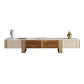 Modern Stone TV Stand Console Enclosed Storage TV Media Stand with Doors for Living Room Clearhalo 'furn' 'furn_tv_stands_entertainment_centers' 'Furniture' 'Living Room Furniture' 'TV Stands & Entertainment Centers' 'TV Stands & Media Storage Furniture' 'tv_stands_entertainment_centers' 6196413