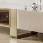 Modern Stone TV Stand Console Enclosed Storage TV Media Stand with Doors for Living Room Clearhalo 'furn' 'furn_tv_stands_entertainment_centers' 'Furniture' 'Living Room Furniture' 'TV Stands & Entertainment Centers' 'TV Stands & Media Storage Furniture' 'tv_stands_entertainment_centers' 6196417