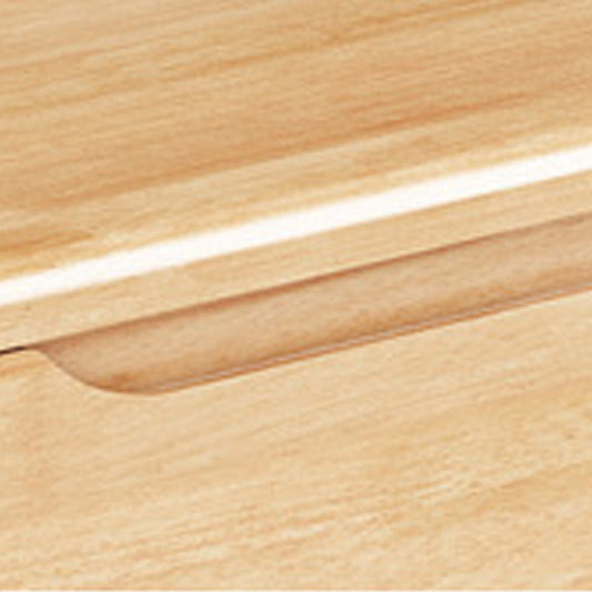 Modern TV Media Stand 15" W Rubberwood TV Stand Console with Drawers Clearhalo 'furn' 'furn_tv_stands_entertainment_centers' 'Furniture' 'Living Room Furniture' 'TV Stands & Entertainment Centers' 'TV Stands & Media Storage Furniture' 'tv_stands_entertainment_centers' 6196460