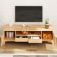 Modern TV Media Stand 15" W Rubberwood TV Stand Console with Drawers Clearhalo 'furn' 'furn_tv_stands_entertainment_centers' 'Furniture' 'Living Room Furniture' 'TV Stands & Entertainment Centers' 'TV Stands & Media Storage Furniture' 'tv_stands_entertainment_centers' 6196462