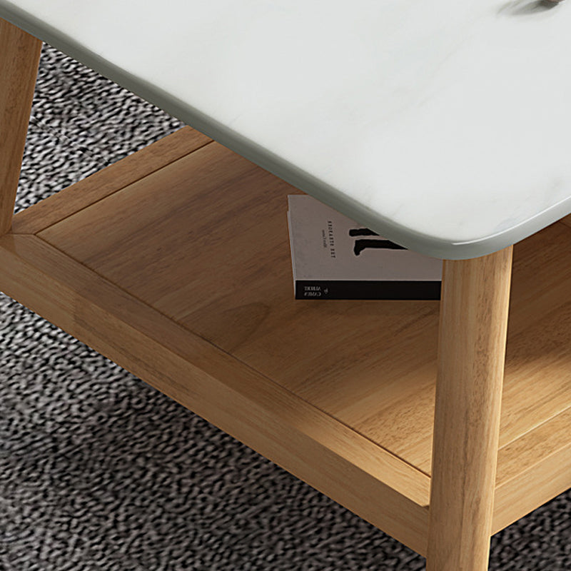 Supporto TV scandinavo da 16" con ripiani aperti, console multimediale TV con cassetti