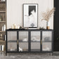 Glass Door Display Cabinet Industrial Storage Cabinet for Living Room Clearhalo 'Display & China Cabinets' 'display_china_cabinets' 'furn' 'furn_display_china_cabinets' 'Furniture' 'Kitchen & Dining Furniture' 6196694