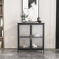 Glass Door Display Cabinet Industrial Storage Cabinet for Living Room Clearhalo 'Display & China Cabinets' 'display_china_cabinets' 'furn' 'furn_display_china_cabinets' 'Furniture' 'Kitchen & Dining Furniture' 6196707