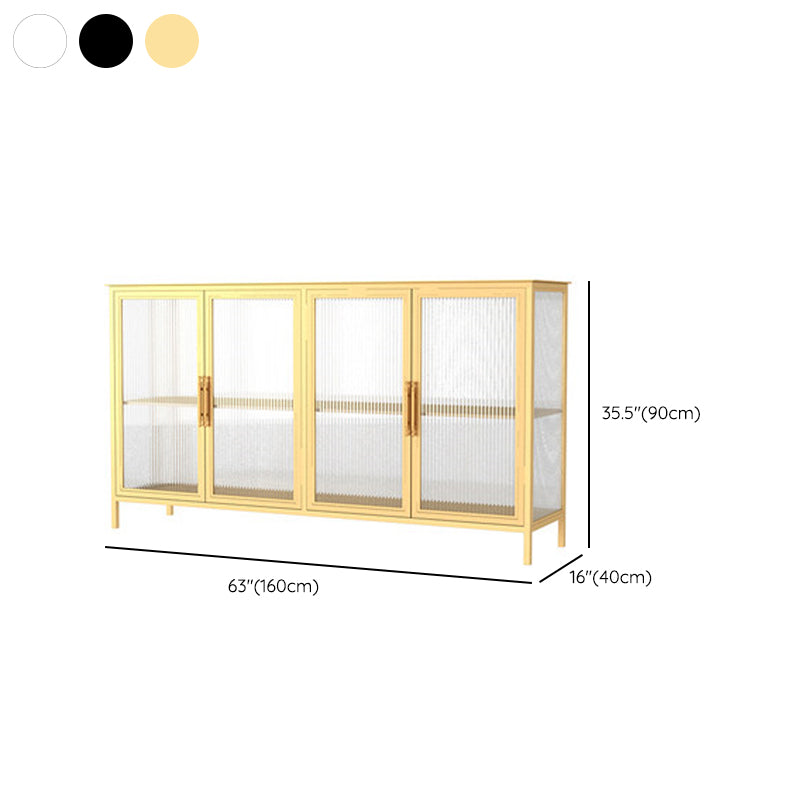 Glass Door Display Cabinet Industrial Storage Cabinet for Living Room Clearhalo 'Display & China Cabinets' 'display_china_cabinets' 'furn' 'furn_display_china_cabinets' 'Furniture' 'Kitchen & Dining Furniture' 6196709