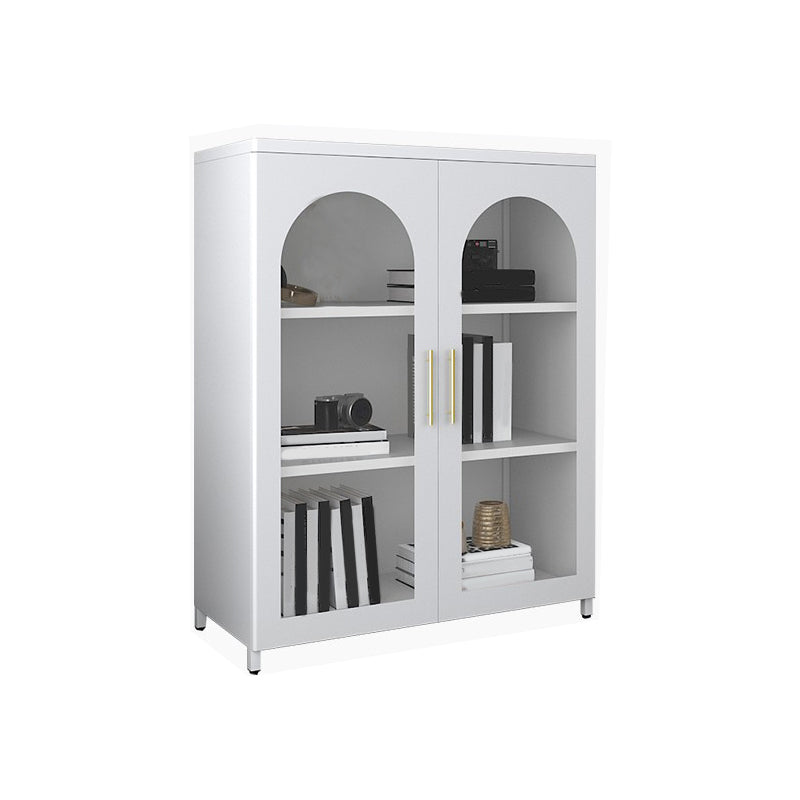 Mobile moderno mobile in metallo porte in vetro armadio a buffet per camera da letto