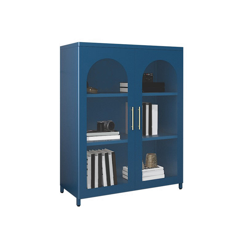 Mobile moderno mobile in metallo porte in vetro armadio a buffet per camera da letto