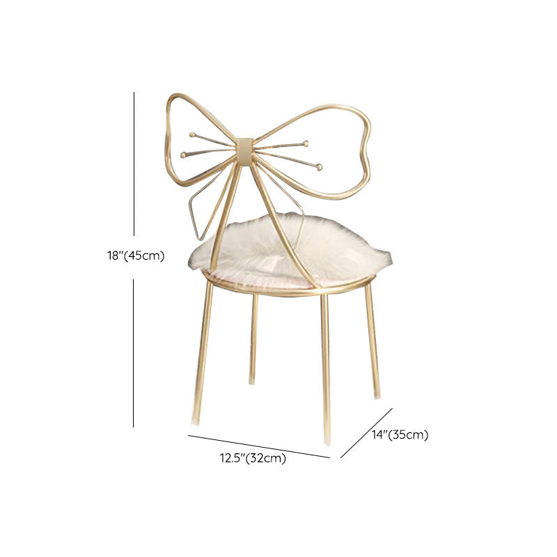 Glam Makeup Counter with 2 Drawers in White Vanity Table for Bedroom Clearhalo 'Bedroom Furniture' 'furn' 'furn_makeup_vanities' 'Furniture' 'Makeup Vanities' 'makeup_vanities' 6196765