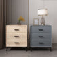 23.62" Tall Faux Leather Night Table 3-drawer Bedside Cabinet with Legs Clearhalo 'Bedroom Furniture' 'furn' 'furn_night_stand' 'Furniture' 'night_stand' 'Nightstands' 6196877
