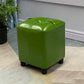Leather Pouf Ottoman Whole Colored Water Resistant Square Tufted Pouf Ottoman Green 1 Piece Clearhalo 'furn' 'furn_ottomans_poufs' 'Furniture' 'Living Room Furniture' 'Ottomans & Poufs' 'ottomans_poufs' 6197052