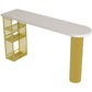 Solid Wood Bistro Table Pedestal Specialty Bar Dining Table with Shelves Clearhalo 'Bar Furniture' 'Bar Tables' 'bar_tables' 'furn' 'furn_bar_tables' 'Furniture' 'Kitchen & Dining Furniture' 6197279
