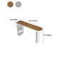 Solid Wood Bistro Table Pedestal Specialty Bar Dining Table with Shelves Clearhalo 'Bar Furniture' 'Bar Tables' 'bar_tables' 'furn' 'furn_bar_tables' 'Furniture' 'Kitchen & Dining Furniture' 6197292