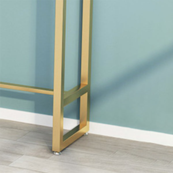 Glam Pub Table Trestle Base Rectangle Bar Table for Indoor and Breakroom Clearhalo 'Bar Furniture' 'Bar Tables' 'bar_tables' 'furn' 'furn_bar_tables' 'Furniture' 'Kitchen & Dining Furniture' 6197508