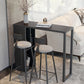 Contemporary Bar Table Bar Height Rectangle Pub Table for Home