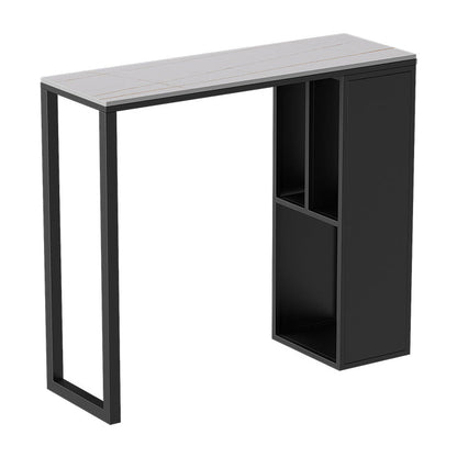 Contemporary Bar Table Bar Height Rectangle Pub Table for Home