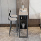 Contemporary Bar Table Bar Height Rectangle Pub Table for Home