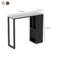 Contemporary Bar Table Bar Height Rectangle Pub Table for Home