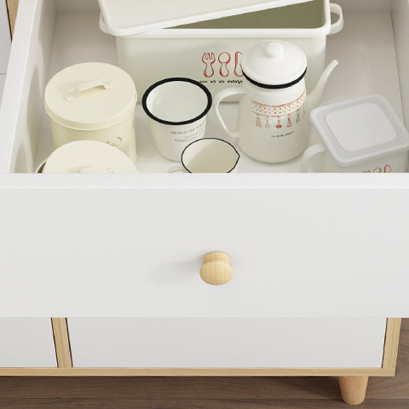 Cassettiera moderna per camera da letto, cassettiera in legno ingegnerizzato con cassetti