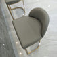 Glam Faux Leather Bar Stool Footrest Counter-height Stool for Dining Room Clearhalo 'Bar Furniture' 'Bar Stools' 'bar_stools' 'furn' 'furn_bar_stools' 'Furniture' 'Kitchen & Dining Furniture' 6198246