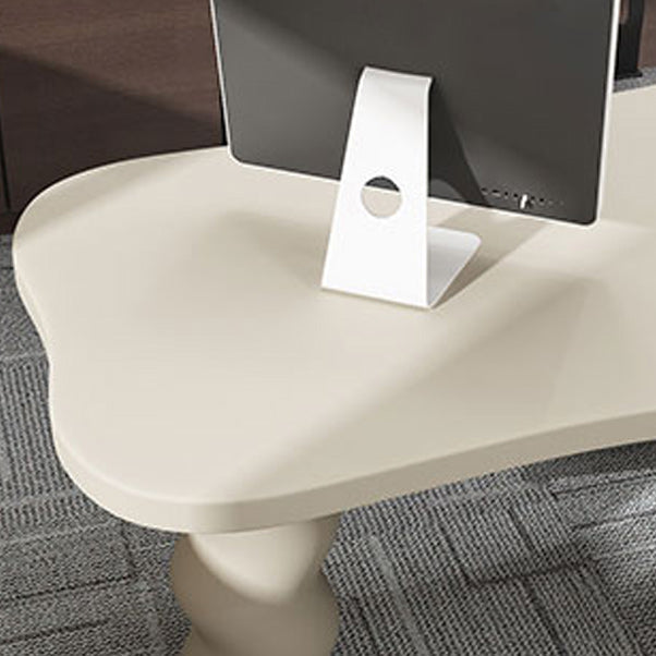 Bourse industriel beige en bois artificiel et en bois massif bureau de bureau Parsons