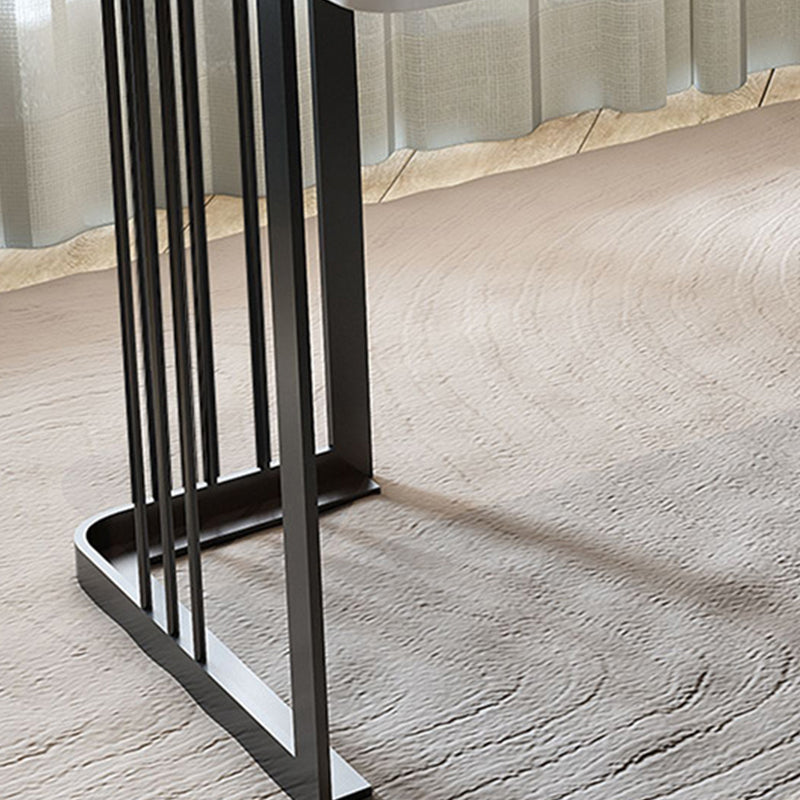 Bureau d'écriture en marbre contemporain 1 Drawer Bureau de bureau pour la maison