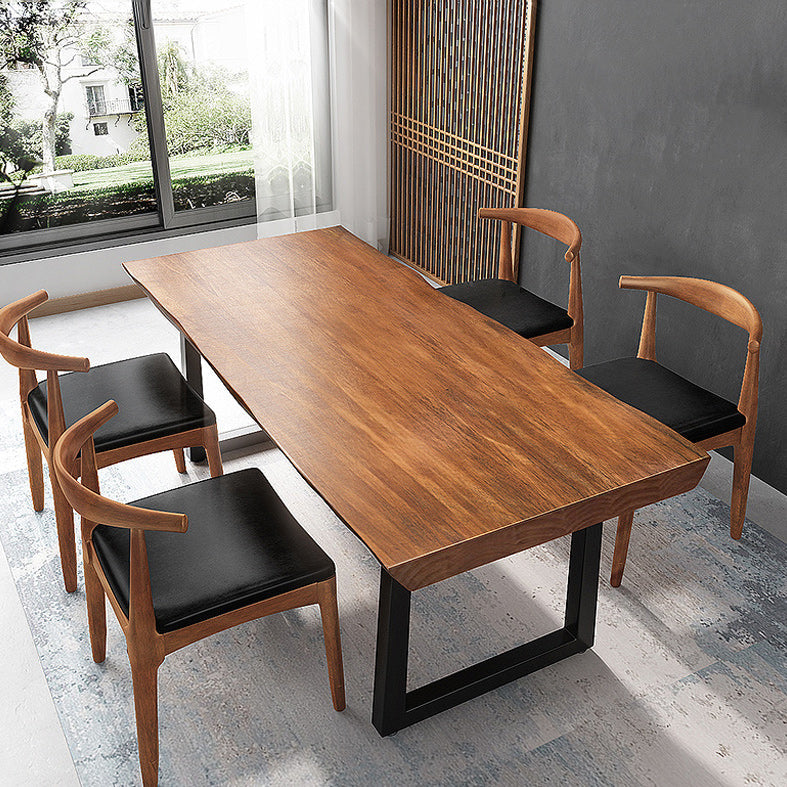 Bureau d'écriture industriel bureau de bureau en bois rectangulaire pour la maison