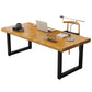 Bureau d'écriture rectangulaire en bois massif du bureau naturel moderne pour le bureau