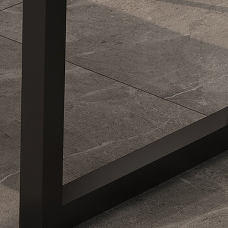 Bureau d'écriture rectangulaire en bois massif du bureau naturel moderne pour le bureau