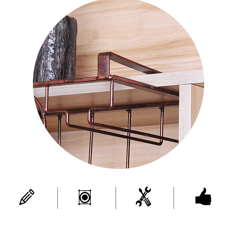 Industrialhanges Weinhalter Metall Weinglas Stammwarenregalhalter