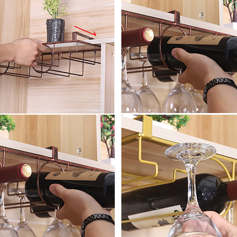 Industrialhanges Weinhalter Metall Weinglas Stammwarenregalhalter