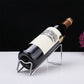 Metal Modern Wine Holder Tabletop Wine Bottle & Glass Rack in Silver/ Gold/ Black