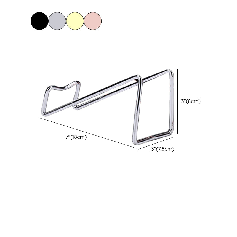 Metal Modern Wine Holder Tabletop Wine Bottle & Glass Rack in Silver/ Gold/ Black