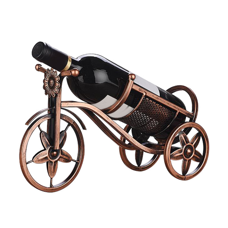 Modern Bike/ Boat/ Tree Metal Wine Racks Tabletop Wine Rack Kit in Brass Clearhalo 'furn' 'furn_wine_racks' 'Furniture' 'Kitchen & Dining Furniture' 'Wine Racks' 'wine_racks' 6200771