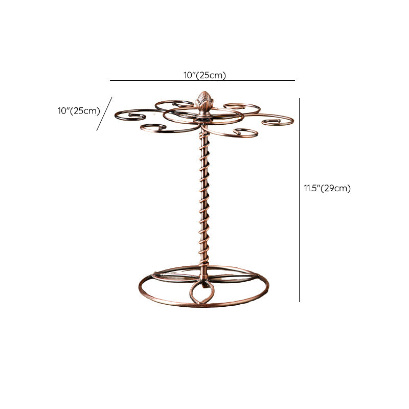 Modern Bike/ Boat/ Tree Metal Wine Racks Tabletop Wine Rack Kit in Brass Clearhalo 'furn' 'furn_wine_racks' 'Furniture' 'Kitchen & Dining Furniture' 'Wine Racks' 'wine_racks' 6200792