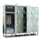 Cloth Cabinet Steel Pipe Wardrobe Cabinet, Modern 3-door Wardrobe Armoire Clearhalo 'Armoires & Wardrobes' 'armoires_wardrobes' 'Bedroom Furniture' 'furn' 'furn_armoires_wardrobes' 'Furniture' 6200813