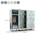 Cloth Cabinet Steel Pipe Wardrobe Cabinet, Modern 3-door Wardrobe Armoire Clearhalo 'Armoires & Wardrobes' 'armoires_wardrobes' 'Bedroom Furniture' 'furn' 'furn_armoires_wardrobes' 'Furniture' 6200835