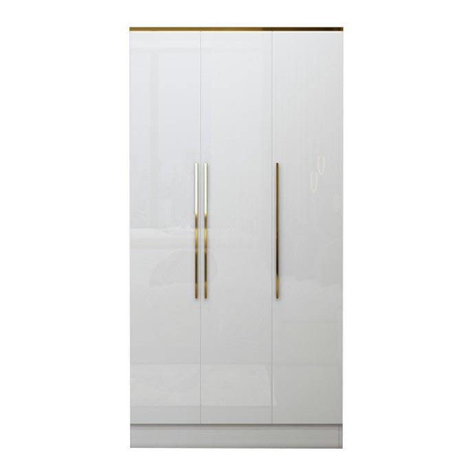 Armoire européenne moderne simple filet rouge luxe luxe petite chambre familiale