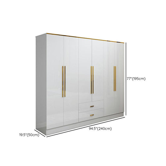 Wardrobe European Modern Simple Net Red Light Luxury Small Family Bedroom