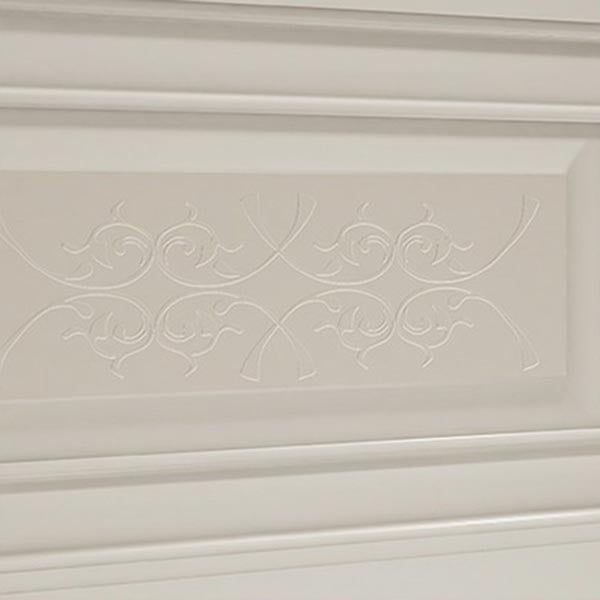 Armadio moderno bianco moderno a 2 porte con cassetti del guardaroba di plastica